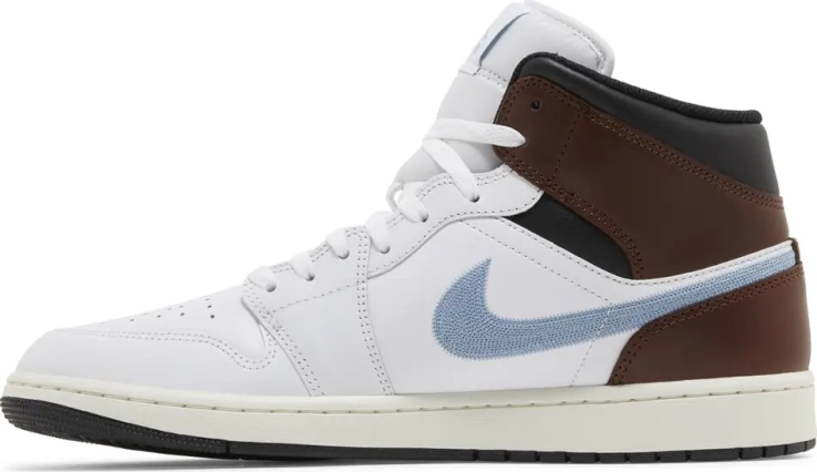 Кроссовки Air Jordan 1 Retro Mid SE &#39;Brown Blue Grey&#39; FQ7831-142 фото 1 — интернет-магазин Tapok