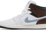 Кроссовки Air Jordan 1 Retro Mid SE &#39;Brown Blue Grey&#39; FQ7831-142 Фото 1