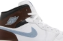 Кроссовки Air Jordan 1 Retro Mid SE &#39;Brown Blue Grey&#39; FQ7831-142 Фото 3