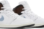 Кроссовки Air Jordan 1 Retro Mid SE &#39;Brown Blue Grey&#39; FQ7831-142 Фото 6