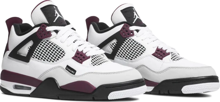 Кроссовки Air Jordan 4 Retro PSG Paris Saint-Germain (CZ5624-100) CZ5624-100 фото 5 — интернет-магазин Tapok