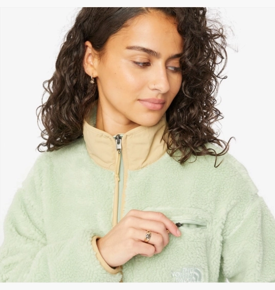 Кофта жіноча The North Face Womens Extreme Pile Full-Zip Jacket Green NF0A7URMN06 фото 12 — інтернет-магазин Tapok