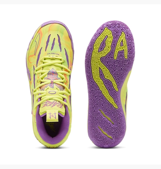 Кроссовки Puma Mb.03 Yellow/Violet 379898-01 фото 2 — интернет-магазин Tapok