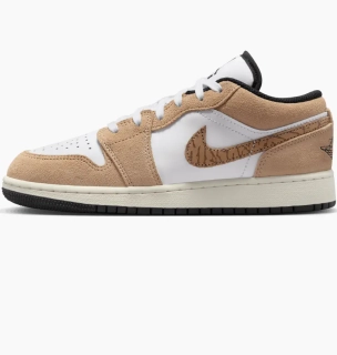 Кроссовки Jordan 1 Low SE Brown Elephant (GS) DZ5368-201