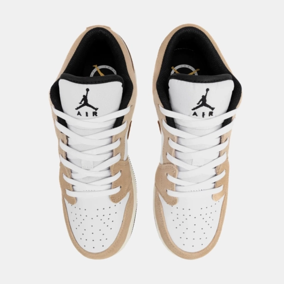 Кроссовки Jordan 1 Low SE Brown Elephant (GS) DZ5368-201 фото 2 — интернет-магазин Tapok