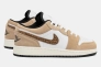 Кроссовки Jordan 1 Low SE Brown Elephant (GS) DZ5368-201 Фото 3
