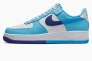 Кросівки Nike Air Force 1 Low '07 LV8 Split Light Photo Blue Deep Royal DZ2522-100 Фото 1
