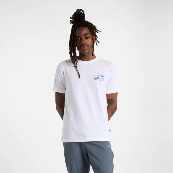 Футболка New Balance NEW BALANCE SHINE MT43568WT фото 1 — інтернет-магазин Tapok