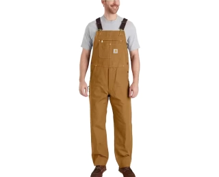 Комбинезон CARHARTT BLACK LOOSE FIT WASHED DUCK INSULATED BIB OVERALL OR4031-M