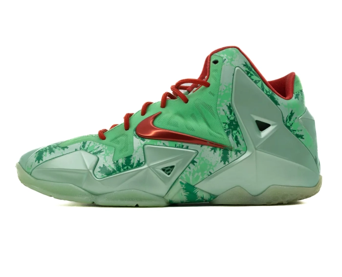 Кроссовки NIKE YOUTH US 7 LEBRON 11 CHRISTMAS SNKR MULTI 621712-301 фото 6 — интернет-магазин Tapok