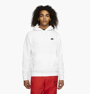 Толстовка Nike M Nsw Club Hoodie Po Bb White BV2654-100