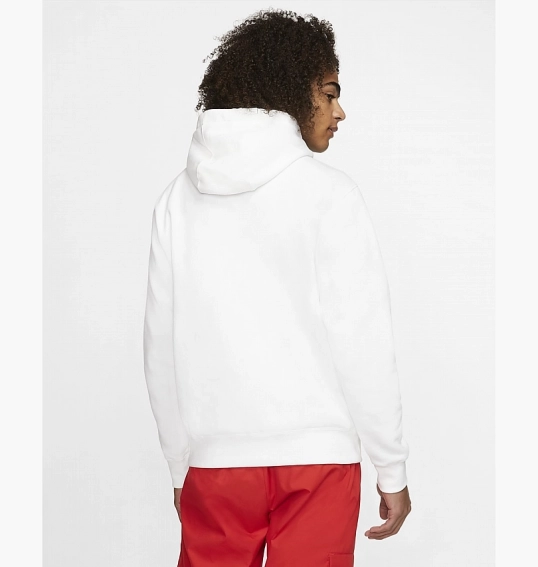 Толстовка чоловіча NikeNsw Club Hoodie Po Bb White BV2654-100 фото 6 — інтернет-магазин Tapok