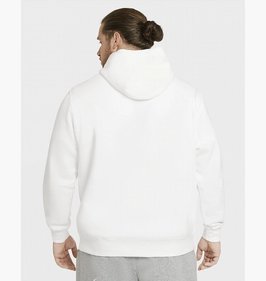 Толстовка чоловіча NikeNsw Club Hoodie Po Bb White BV2654-100 фото 10 — інтернет-магазин Tapok