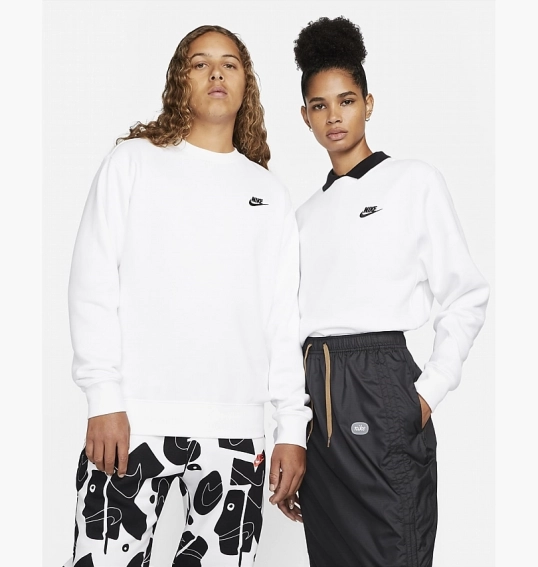 Свитшот Nike M NSW CLUB CRW BB White BV2662-100 фото 2 — интернет-магазин Tapok