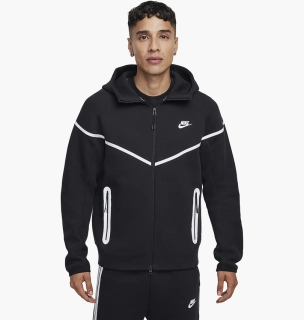 Толстовка чоловіча Nike Tech Windrunner Fleece Full-Zip Jacket Black FZ0754-010