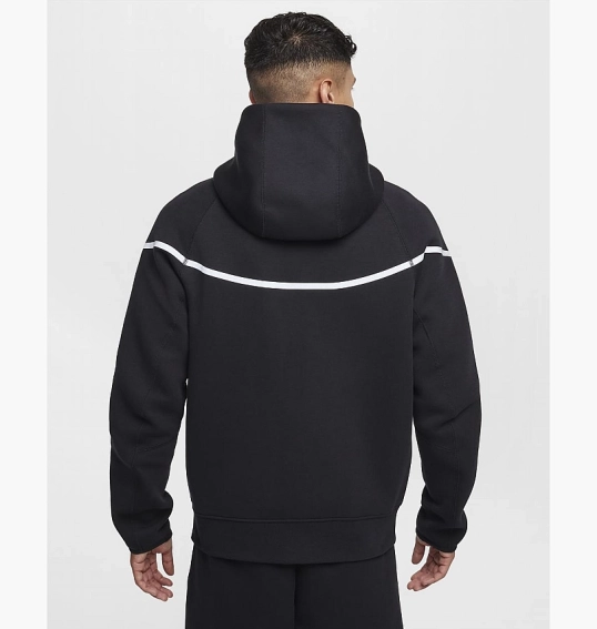 Толстовка чоловіча Nike Tech Windrunner Fleece Full-Zip Jacket Black FZ0754-010 фото 3 — інтернет-магазин Tapok