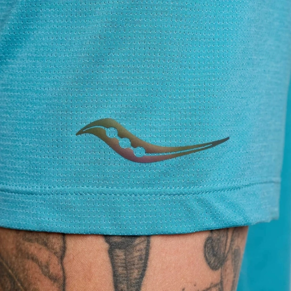 Футболка Saucony STOPWATCH SHORT SLEEVE SAM800377-BYH фото 3 — интернет-магазин Tapok