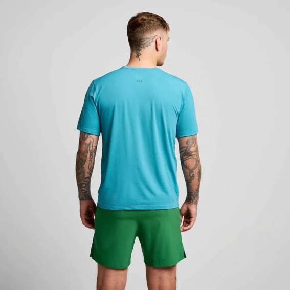 Футболка Saucony STOPWATCH SHORT SLEEVE SAM800377-BYH фото 5 — интернет-магазин Tapok