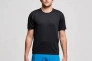 Футболка Saucony STOPWATCH SHORT SLEEVE SAM800377-BK Фото 1