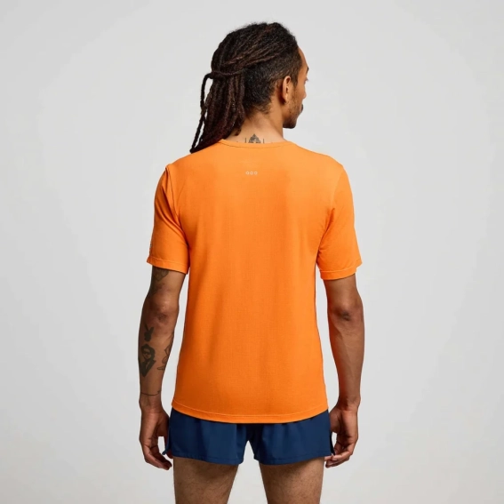 Футболка Saucony STOPWATCH SHORT SLEEVE SAM800377-PRH фото 2 — интернет-магазин Tapok