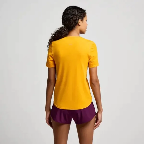Футболка Saucony STOPWATCH SHORT SLEEVE SAW800484-PLH фото 2 — интернет-магазин Tapok