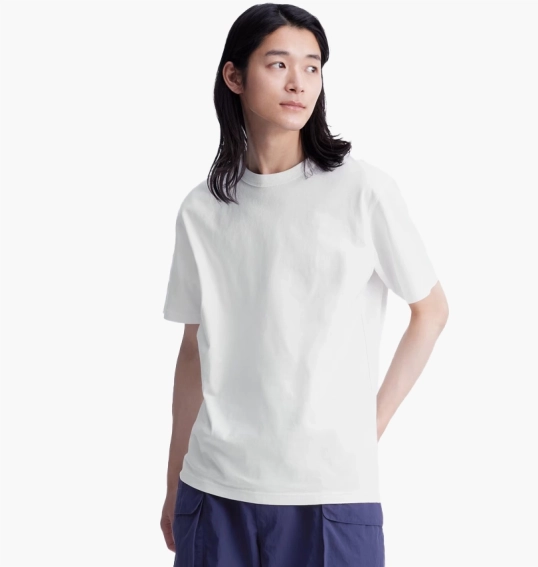 Футболка мужская Uniqlo Crew Neck T-Shirt White 422992-00 фото 1 — интернет-магазин Tapok