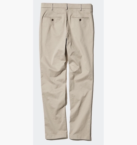 Штани чоловічі Uniqlo Slim-Fit Chino Pants Beige 450251-32 фото 2 — інтернет-магазин Tapok