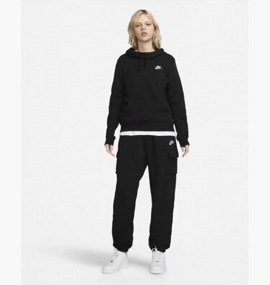 Жіноча толстовка Nike CLUB HOODIE STD DQ5415-010 фото 4 — інтернет-магазин Tapok