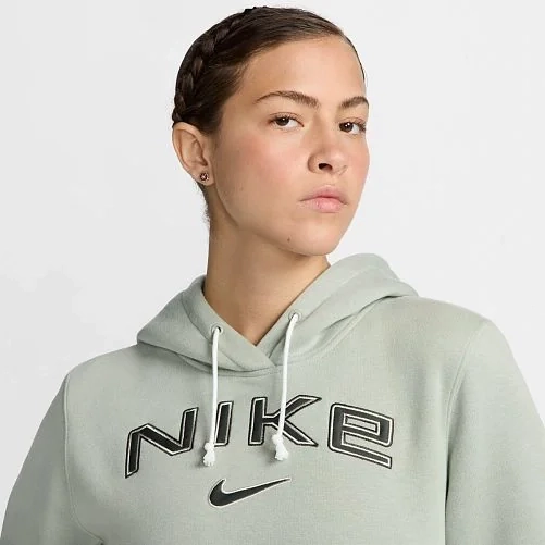 Толстовка Nike W NSW PHNX FLC STD PO LOGO HDY HM9751-370 фото 3 — интернет-магазин Tapok
