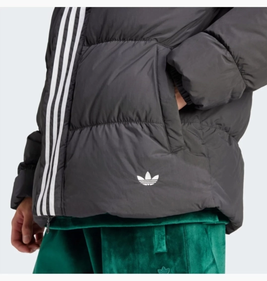 Пуховик Adidas Rifta Down Regen Hooded Puffer Jacket Black HZ0688 фото 3 — інтернет-магазин Tapok