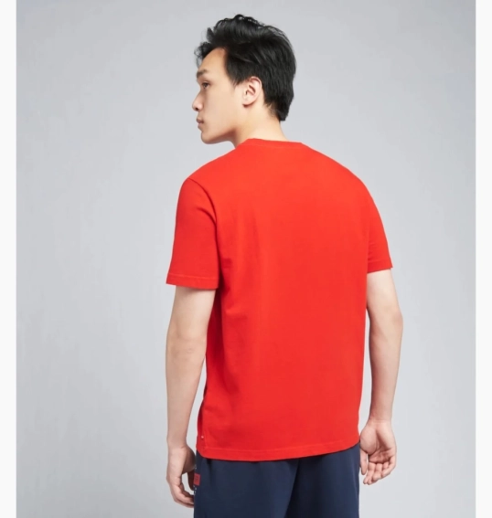 Футболка Tommy Jeans Badge Logo T-Shirt In Red 78F0203 615 фото 2 — інтернет-магазин Tapok