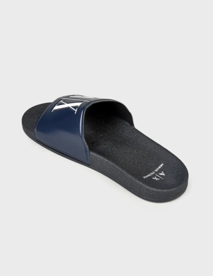 Шльопанці Armani Exchange XUP004-XV231-00285-blue фото 2 — інтернет-магазин Tapok