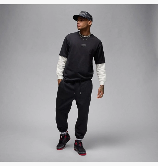 Штани чоловічі Air Jordan M Flight Flc Black FV7251-010 фото 6 — інтернет-магазин Tapok