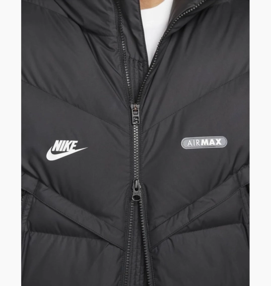 Пуховик чоловічий Nike Primaloft Sportswear Storm-Fit Windrunner Air Max Black FN0244-010 фото 3 — інтернет-магазин Tapok