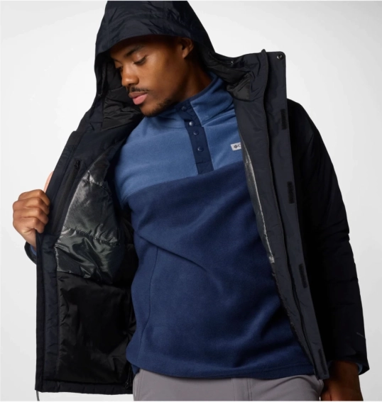 Куртка чоловіча Columbia Cascadian Peaks Insulated Jacket Black 2125421010 L 2125421010 фото 2 — інтернет-магазин Tapok