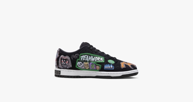 Кроссовки Nike SB Dunk Low Pro QS Neckface DQ4488-001 фото 2 — интернет-магазин Tapok