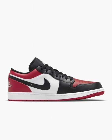 Кроссовки Jordan 1 Low Bred Toe 553558-612 фото 3 — интернет-магазин Tapok