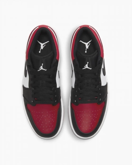 Кроссовки Jordan 1 Low Bred Toe 553558-612 фото 4 — интернет-магазин Tapok