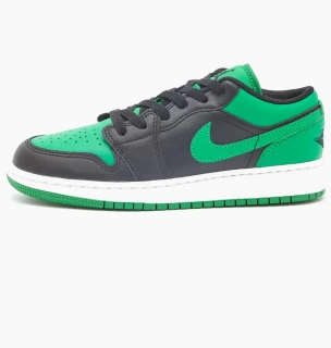 Кроссовки Jordan 1 Low Lucky Green (GS) 553560-065