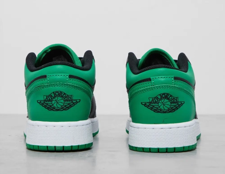 Кроссовки Jordan 1 Low Lucky Green (GS) 553560-065 фото 3 — интернет-магазин Tapok