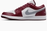 Кросівки Jordan 1 Low White Bordeaux 553558-615 Фото 1