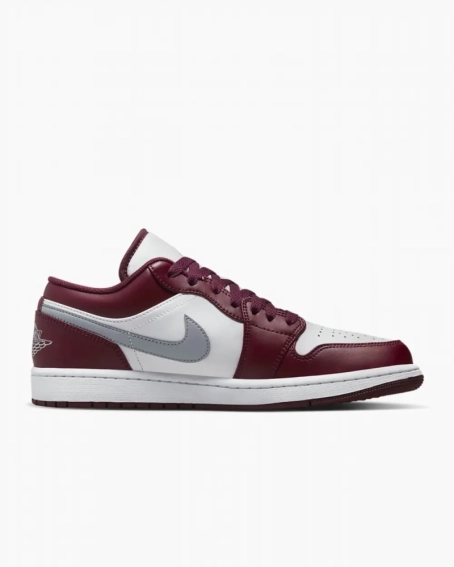 Кросівки Jordan 1 Low White Bordeaux 553558-615 фото 3 — інтернет-магазин Tapok