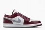 Кросівки Jordan 1 Low White Bordeaux 553558-615 Фото 3