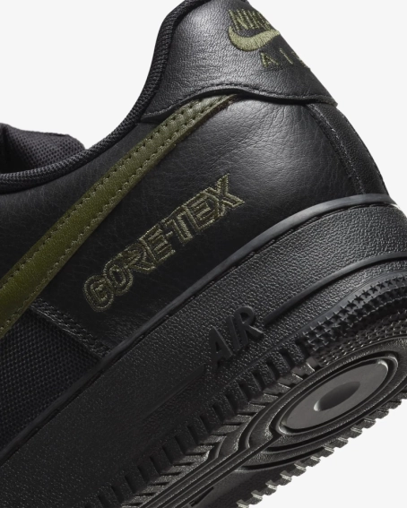 Кросівки Nike Air Force 1 Low GORE-TEX "Black/Cargo Khaki" HV3959-010 фото 6 — інтернет-магазин Tapok