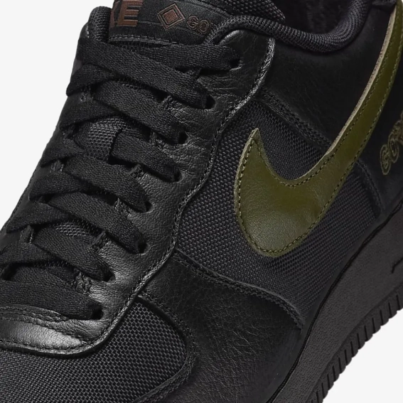 Кросівки Nike Air Force 1 Low GORE-TEX "Black/Cargo Khaki" HV3959-010 фото 9 — інтернет-магазин Tapok