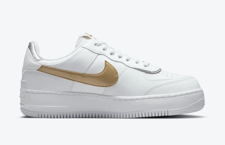 Кросівки Nike Air Force 1 Low Shadow White Gold (W) DM3064-100 фото 3 — інтернет-магазин Tapok