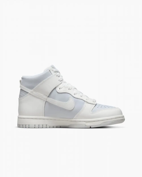 Кроссовки Nike Dunk High Summit White Football Grey (GS) DB2179-107 фото 4 — интернет-магазин Tapok