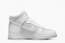 Кроссовки Nike Dunk High Summit White Football Grey (GS) DB2179-107 Фото 4
