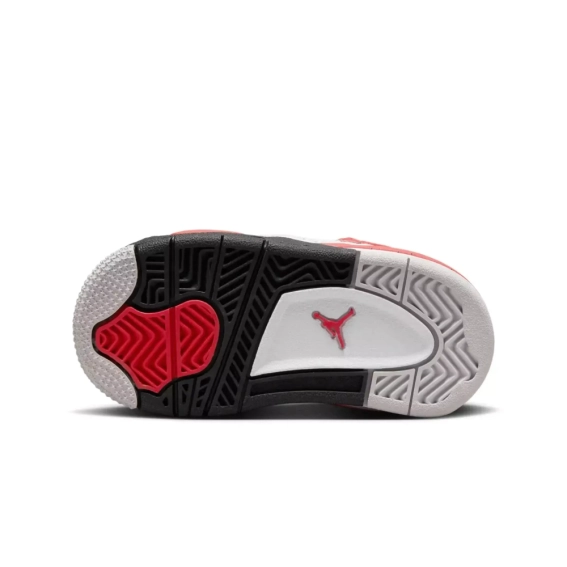 Кроссовки Малыши Jordan 4 Retro Red Cement (TD) BQ7670-161 фото 5 — интернет-магазин Tapok