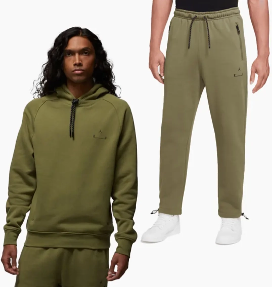 Брюки Air Jordan MJ 23E Flc Pant Green DQ8088-378 фото 1 — интернет-магазин Tapok